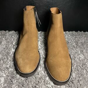 NWT Zara Split Leather Men’s Ankle Boots